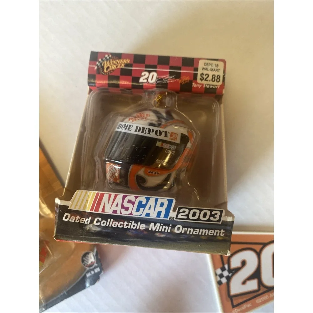 Tony Stewart memorabilia nascar Bundle, Home Depot #20 Hot wheels, Night Light